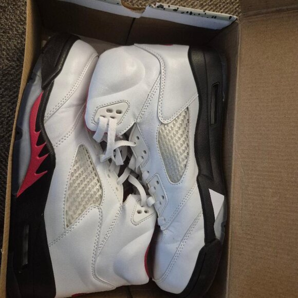 Air Jordan 4 Retro White Cement (2012) US Men's 9.5 - Nike 136013-006 - Picture 1 of 7